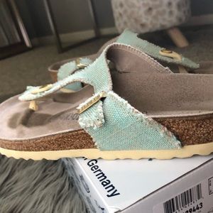 Light blue Birkenstock Sandals